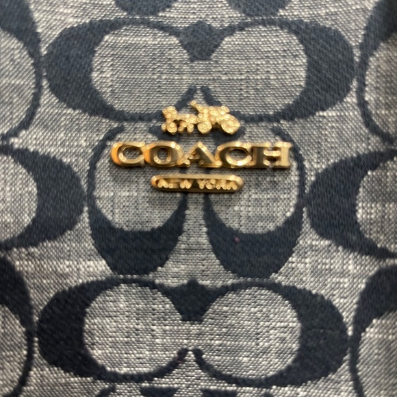 Coach Mollie Tote Bag 25 In Signature Chambray - Picture 8 of 15